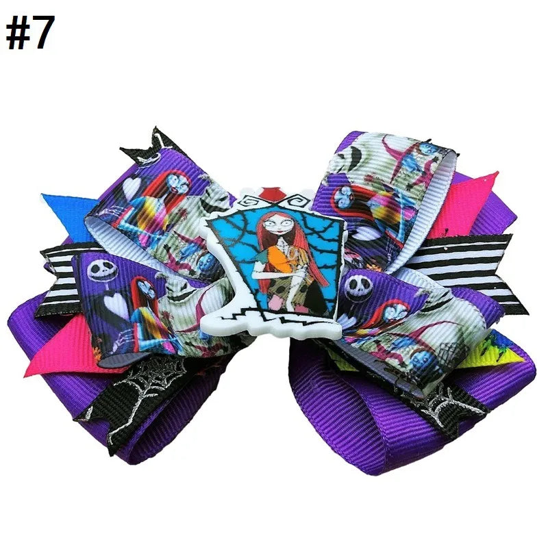 Girl'S Casual IG Style Solid Color Bow Knot Handmade Hair Clip