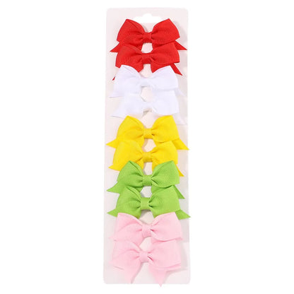 Girl'S Cute Bow Knot Polyester Hair Clip