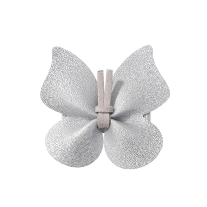 Girl'S Cute Butterfly Polyester Rib Hair Clip