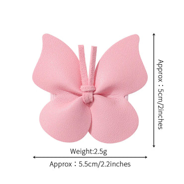 Girl'S Cute Butterfly Polyester Rib Hair Clip