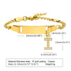 IG Style Simple Style Letter 201 Stainless Steel Plating Inlay Zircon Girl'S Bracelets