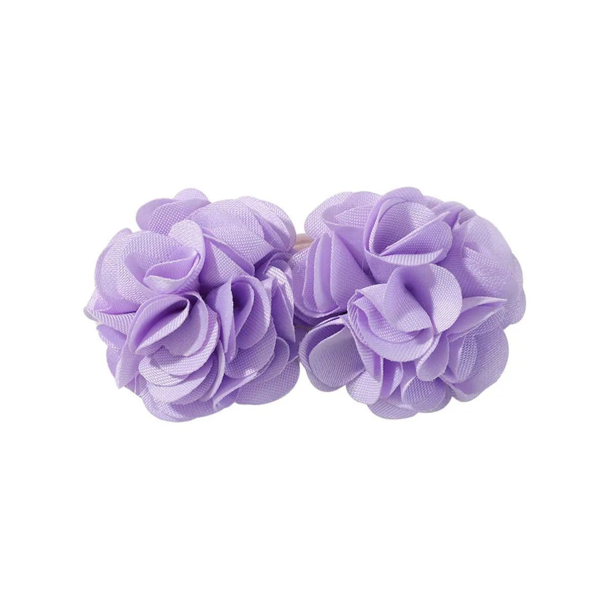 Girl'S Simple Style Classic Style Flower Cloth Hair Clip