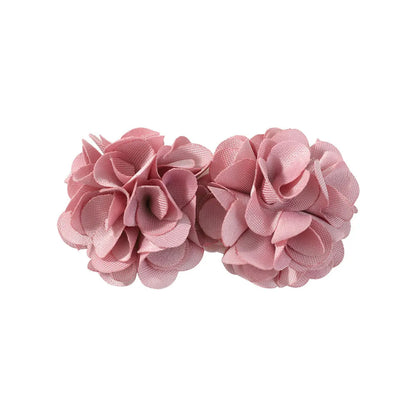 Girl'S Simple Style Classic Style Flower Cloth Hair Clip