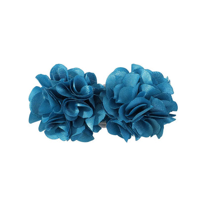 Girl'S Simple Style Classic Style Flower Cloth Hair Clip