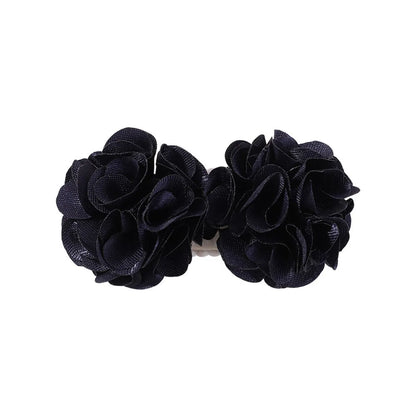 Girl'S Simple Style Classic Style Flower Cloth Hair Clip