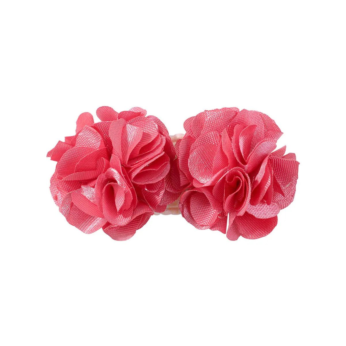 Girl'S Simple Style Classic Style Flower Cloth Hair Clip