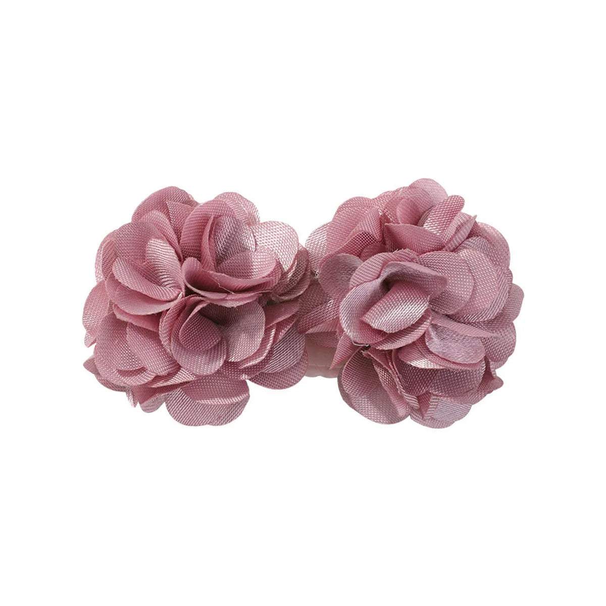 Girl'S Simple Style Classic Style Flower Cloth Hair Clip