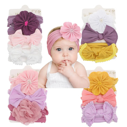 Girl'S Simple Style Classic Style Solid Color Bow Knot Cloth Hair Band