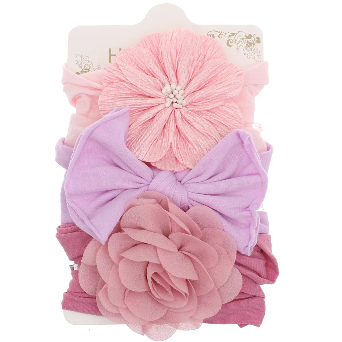 Girl'S Simple Style Classic Style Solid Color Bow Knot Cloth Hair Band