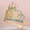 Girl'S Simple Style Crown Alloy Inlay Rhinestones Crown