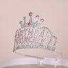 Girl'S Simple Style Crown Alloy Inlay Rhinestones Crown