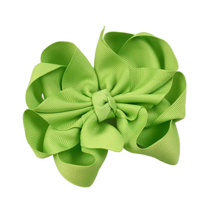 Girl'S Sweet Bow Knot Cloth Hair Clip