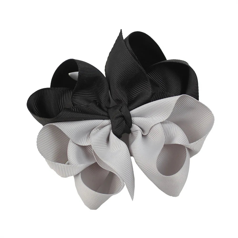 Girl'S Sweet Bow Knot Cloth Hair Clip