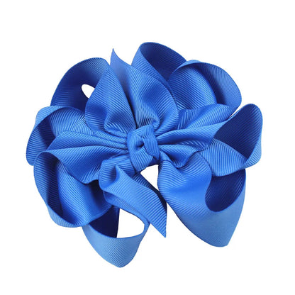 Girl'S Sweet Bow Knot Cloth Hair Clip