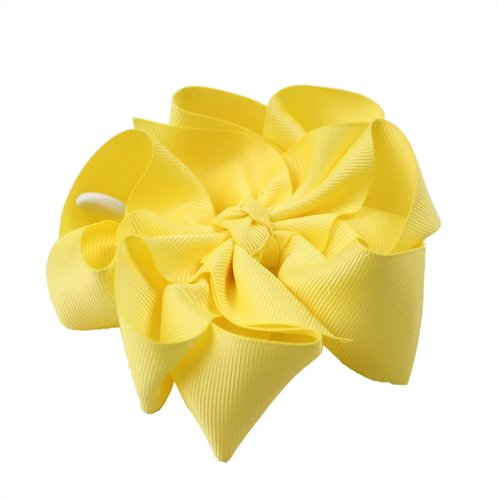 Girl'S Sweet Bow Knot Cloth Hair Clip