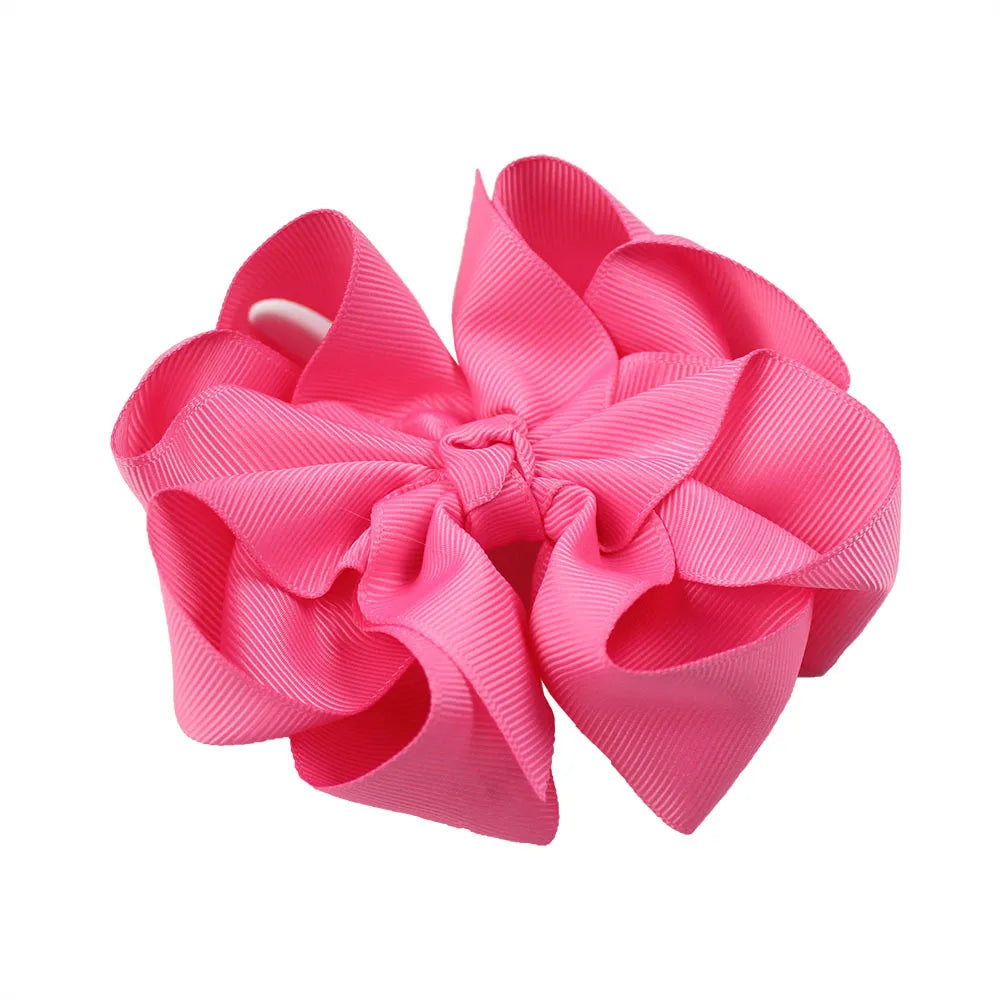 Girl'S Sweet Bow Knot Cloth Hair Clip