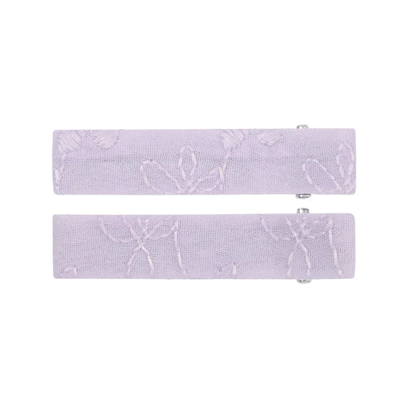 Girl'S Sweet Flower Cloth Handmade Hair Clip