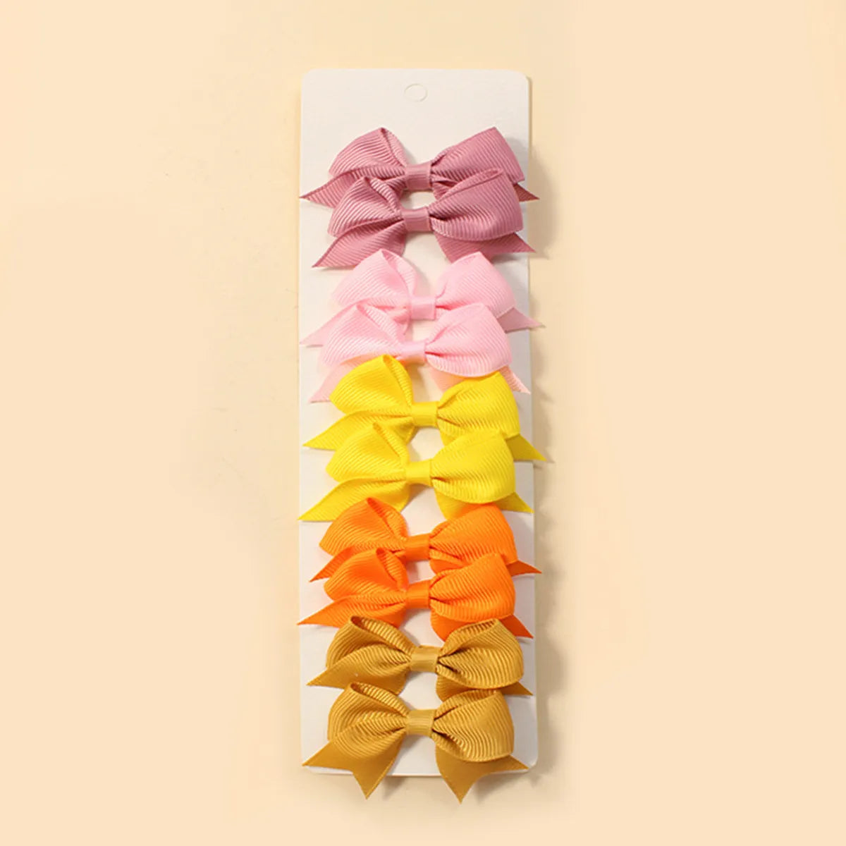 Girl'S Sweet Korean Style Bow Knot Polyester Hair Clip