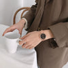 Girls Alloy Band Round Dial Bracelet Chain Watch Leisure Style