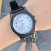 Girls' Leisure Plastic And Silicone Round Dial Watch