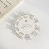 Girls Mini Handmade Handpainted Geometric Hair Clips