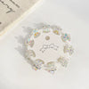 Girls Mini Handmade Handpainted Geometric Hair Clips