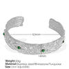 Girls Minimalist Geometric Devil's Eye 316L Stainless Steel Electroplated Bracelet