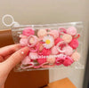 Girls Plush Handmade High Elasticity Hair Accessories Including Rubber Bands Hair Balls And Hair Rings