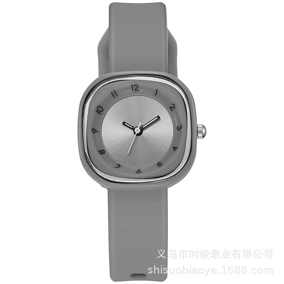Girls Quartz Watch Alloy Plastic Square Ins Minimal Style Leisure