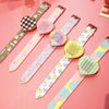 Girls Silicone Plastic Heart Shaped Cartoon Touch Screen Electronic Wristwatch