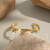 Girls Twoball Color Matching Bracelet 304 Stainless Steel Hand Jewelry With 18K Real Gold Electroplated Finish And Geometric Style Waterproof And Environmentally Friendly