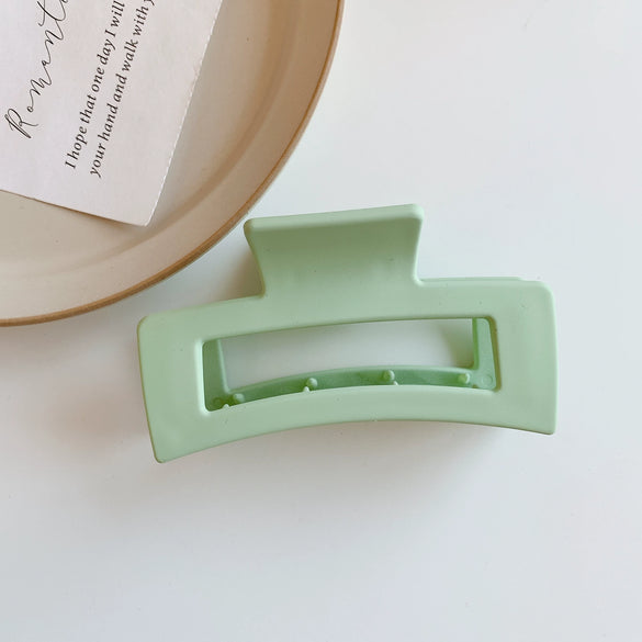 Girly Elegant Plastic Resin Hair Clip Handmade Shark Clip Back Of Head Hair Grip For Women Versatile