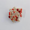 Glam Geometric Alloy Inlay Artificial Pearls Rhinestones Women'S Brooches