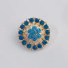 Glam Geometric Alloy Inlay Artificial Pearls Rhinestones Women'S Brooches