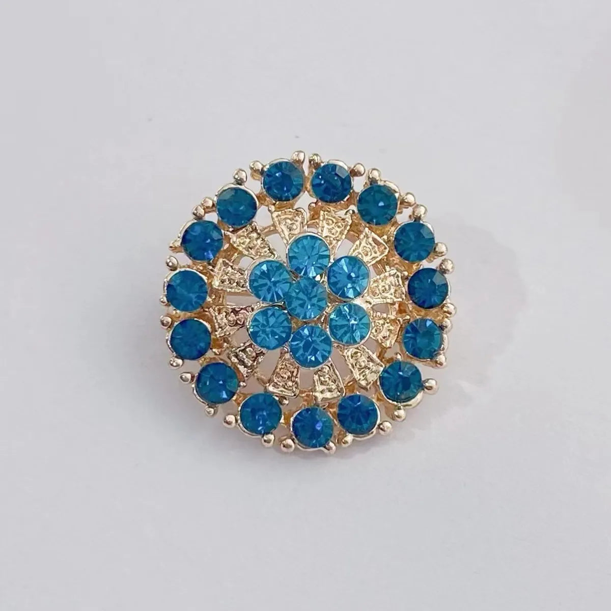 Glam Geometric Alloy Inlay Artificial Pearls Rhinestones Women'S Brooches