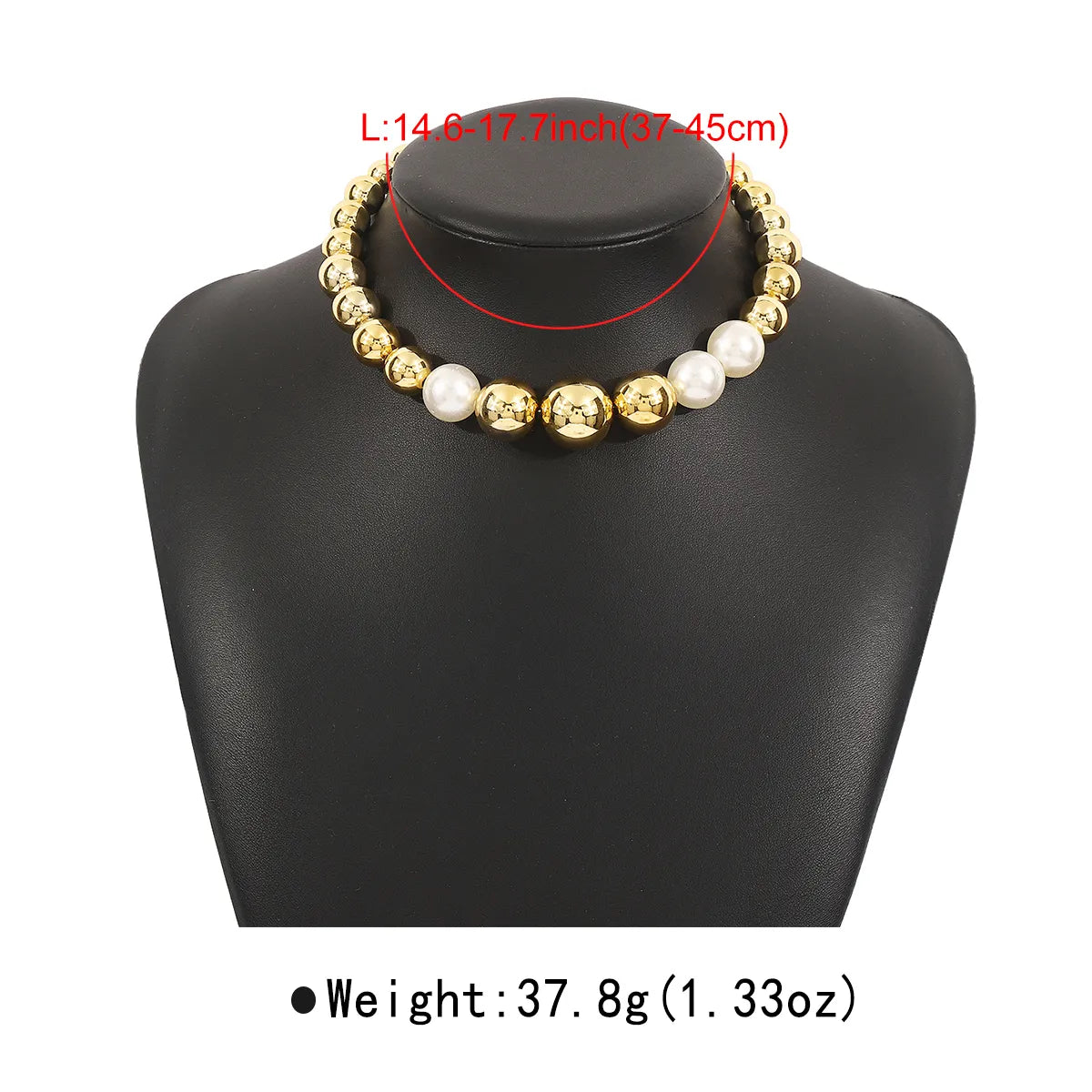 Glam Round CCB Imitation Pearl Wholesale