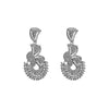 Glam Shiny Leaves Alloy Plating Inlay Rhinestones Glass Gold Plated Silver Plated Women'S Drop Earrings