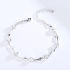 Glam Simple Style Round Rhombus Sterling Silver Inlay Crystal Bracelets