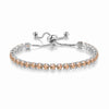 Glam Square Alloy Plating Zircon Women'S Bracelets