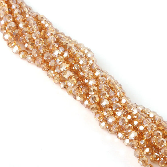 Glass Crystal Ball Beads Handmade Loose Beads For Bracelet Accessories