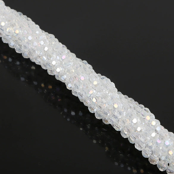 Glass Crystal Ball Beads Handmade Loose Beads For Bracelet Accessories
