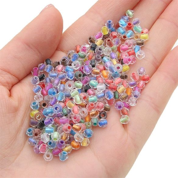 Glass Crystal Beads Rhombus Diy Handmade Beaded Material For Bracelet Necklace Accessories
