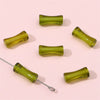 Glass Glaze Bamboo Beads Handmade Jewelry Hair Accessories Bracelet Necklace Material