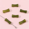 Glass Glaze Bamboo Beads Handmade Jewelry Hair Accessories Bracelet Necklace Material
