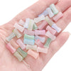 Glass Glaze Bamboo Beads Handmade Jewelry Hair Accessories Bracelet Necklace Material