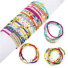 Glass Glaze Beads Baking Paint Diy Handmade Bracelet Necklace Accessories