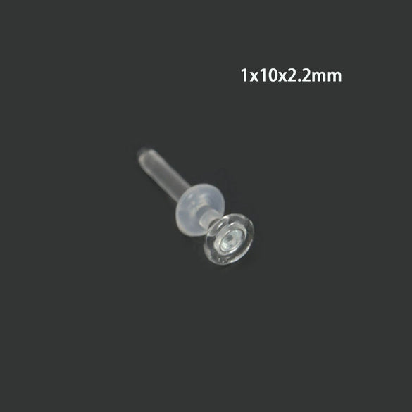 Glass Glaze Cshaped Bending Rod Nose Ring Puncture Nose Ornaments Unisex