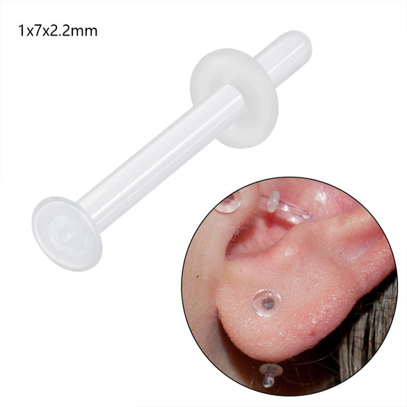 Glass Glaze Cshaped Bending Rod Nose Ring Puncture Nose Ornaments Unisex