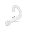 Glass Glaze Cshaped Bending Rod Nose Ring Puncture Nose Ornaments Unisex