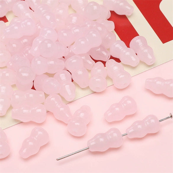 Glass Glaze Handmade Gourd Beads Jewelry Accessories For Bracelet Necklace